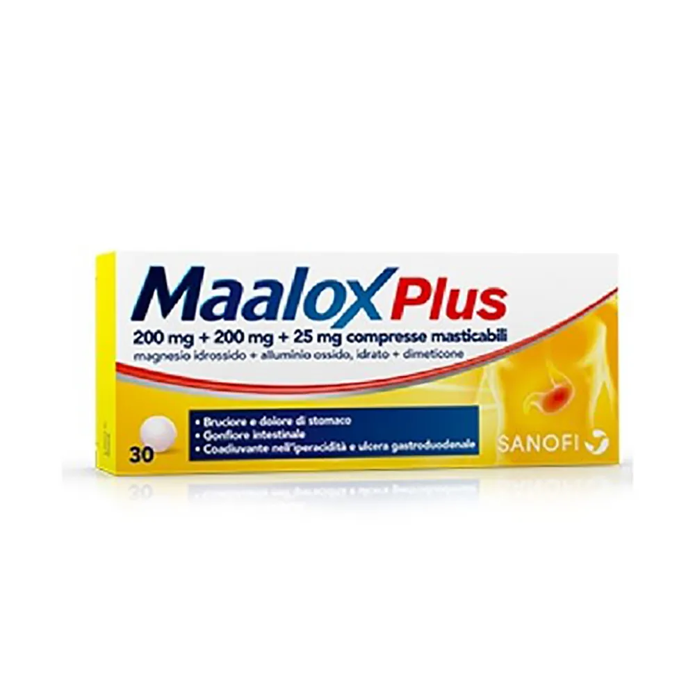 Maalox Plus 30 compresse masticabili