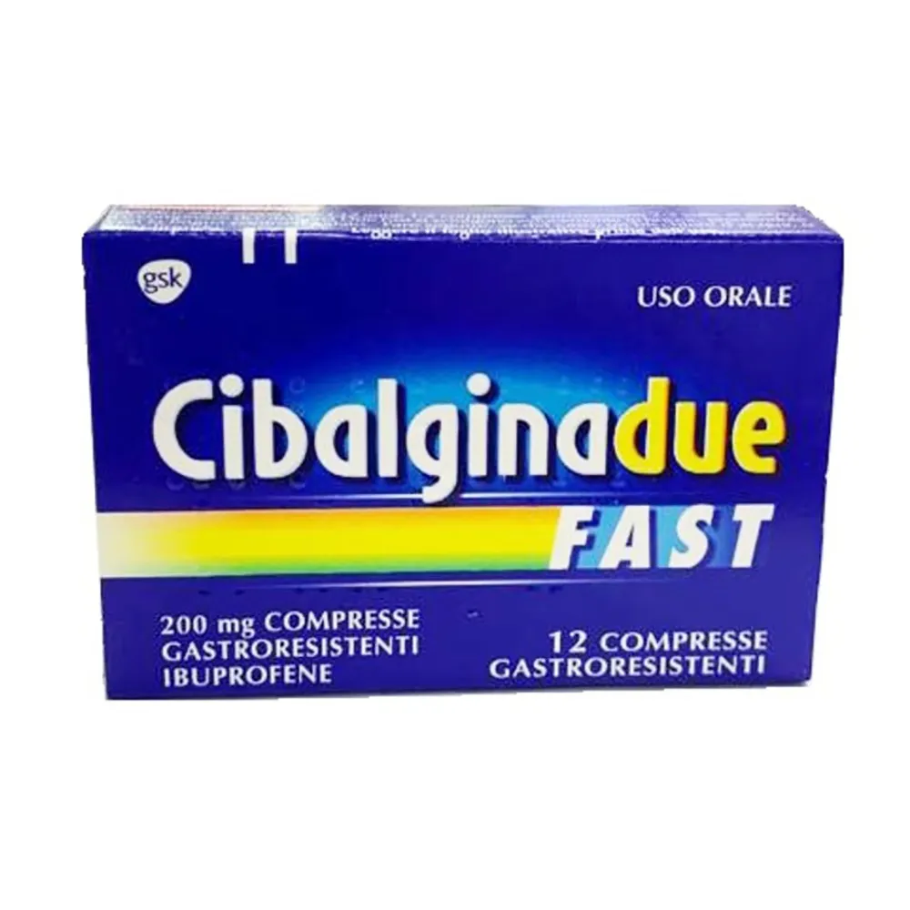 Cibalgina Due Fast 12 Compresse 200 mg
