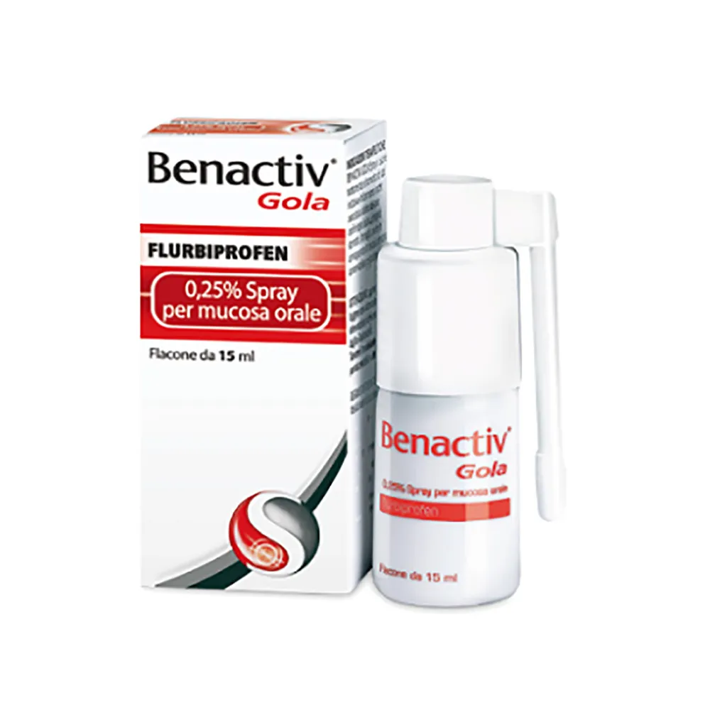 Benactiv Gola Spray 15 ml 0,25%
