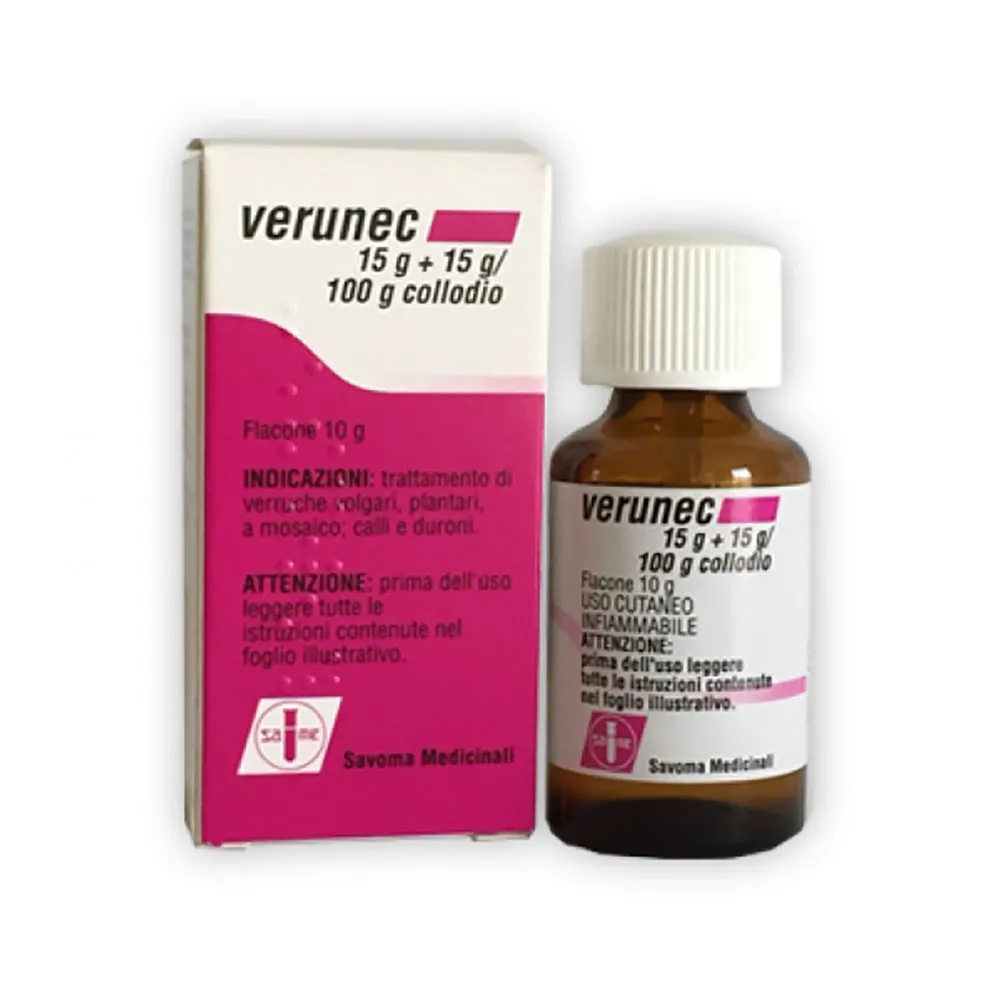 Verunec Flacone 15g + 15g/100g collodio