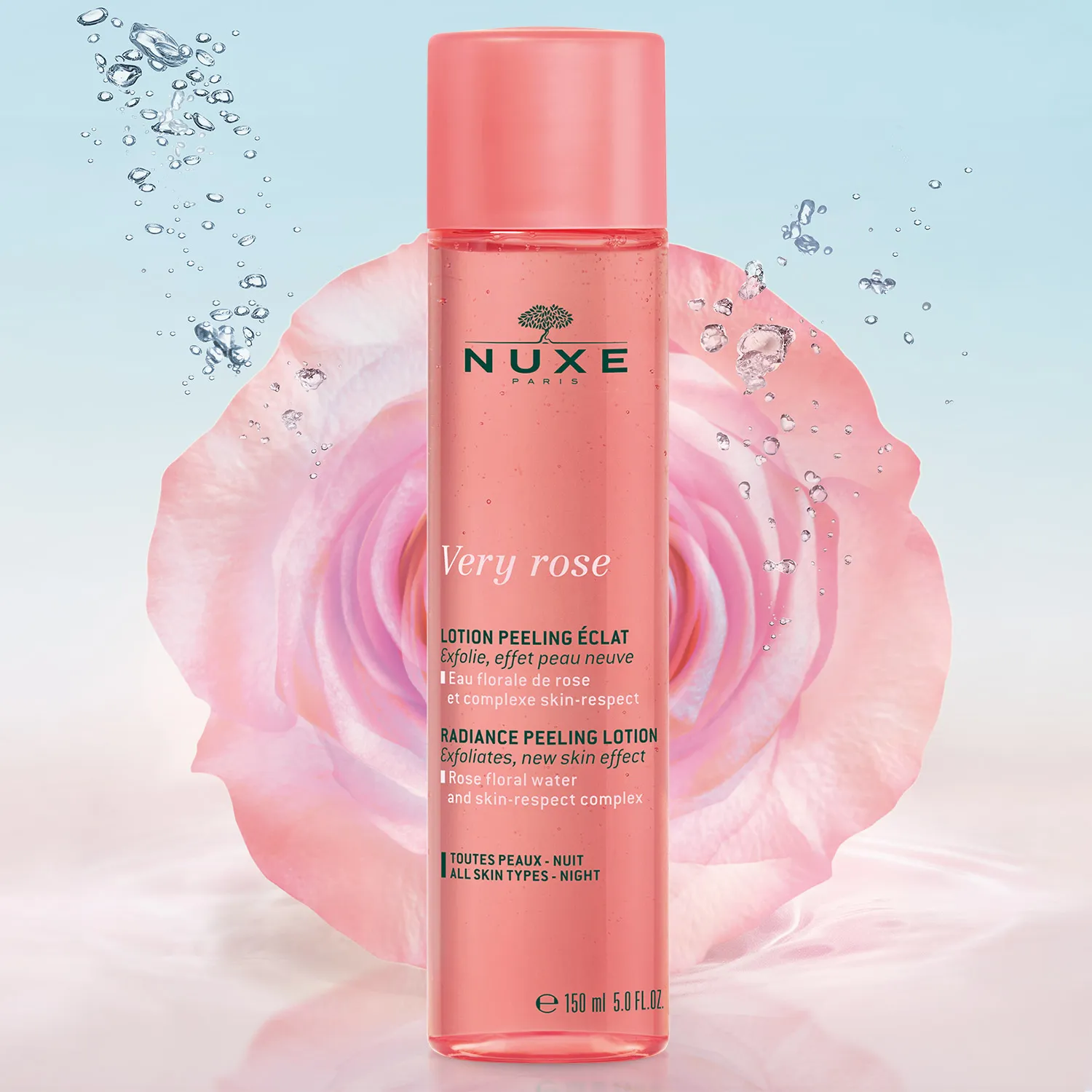 NUXE VERY ROSE LOZIONE PEELING ILLUMINANTE