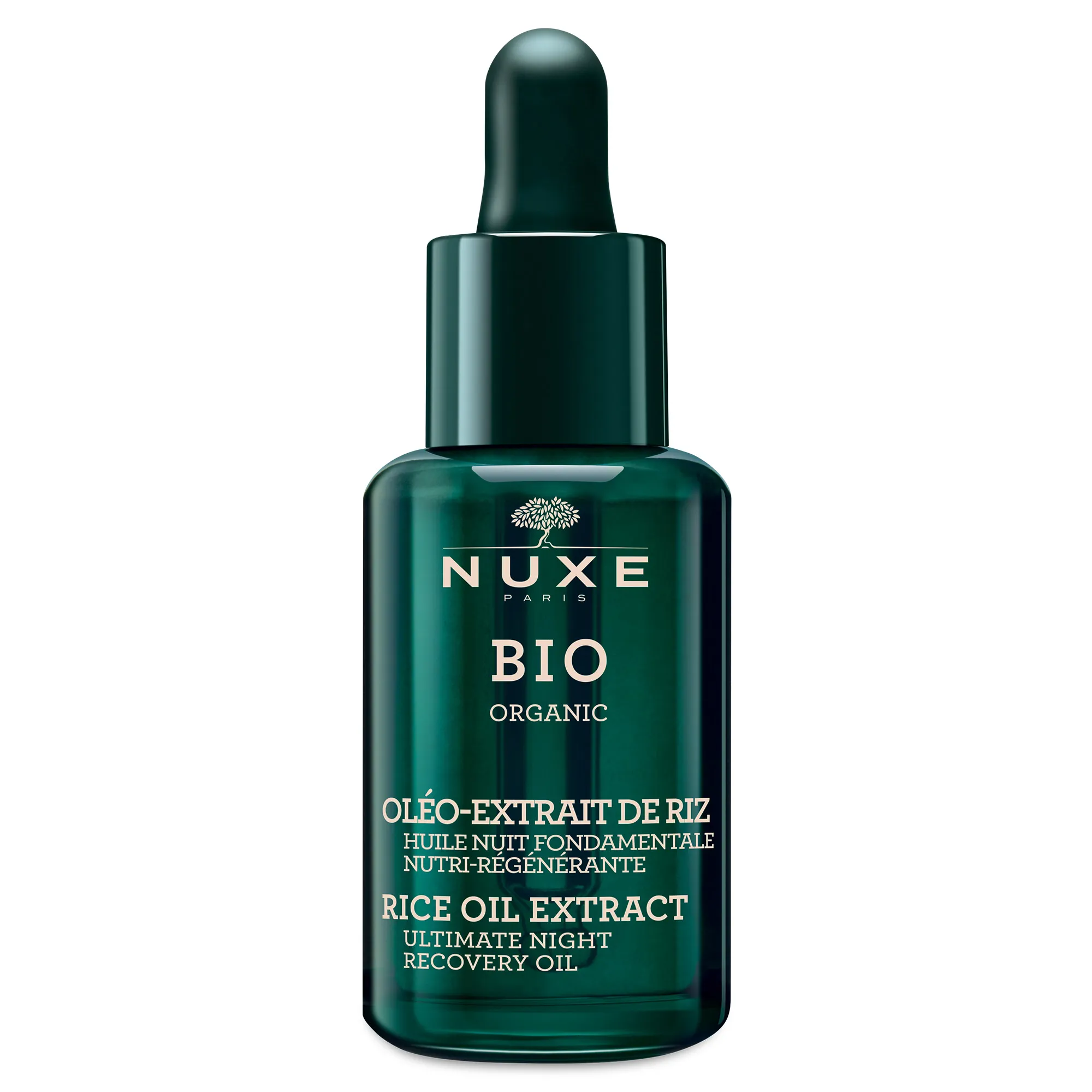 NUXE BIO OLÉO-EXTRAIT DE RIZ Olio notte fondamentale nutriente rigenerante