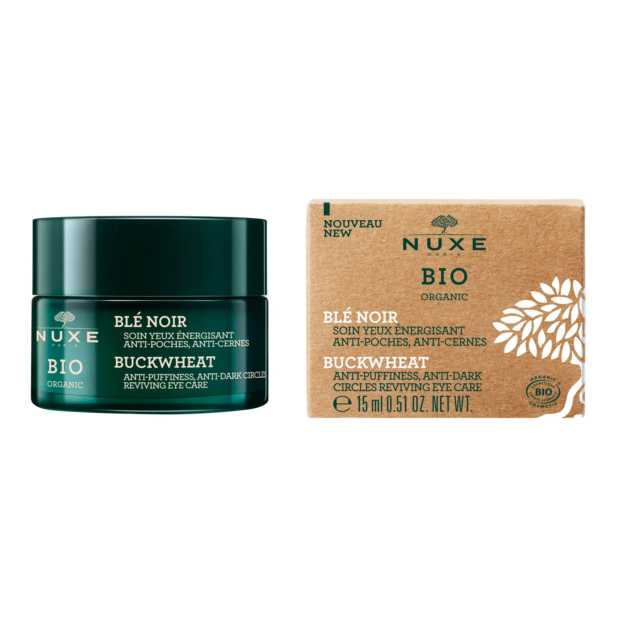 NUXE BIO BLÉ NOIR Trattamento occhi energizzante anti-borse, anti-occhiaie - immagine 3