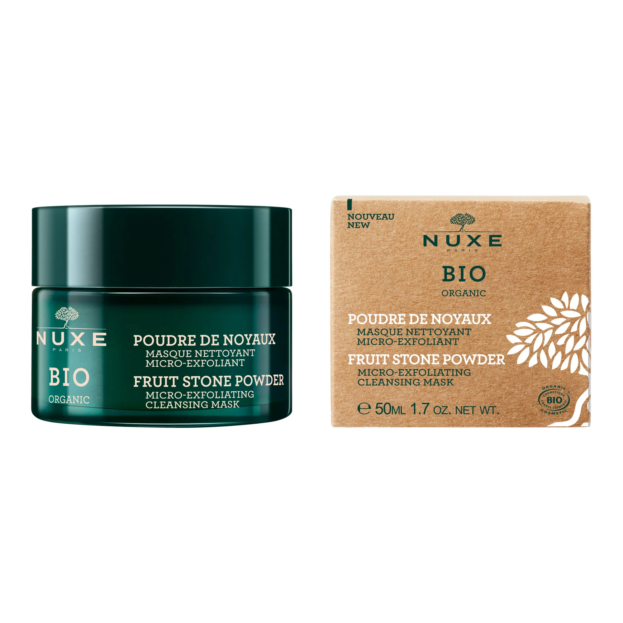 NUXE BIO POLVERE DI NOCCIOLO Maschera detergente micro-esfoliante - immagine 3