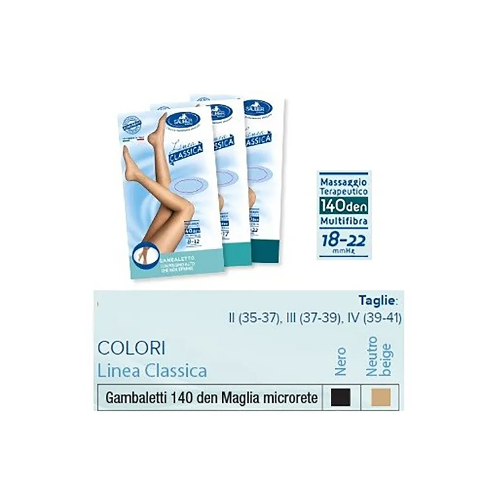 Sauber Gambaletto 140 denari Microrete Nero Taglia 4