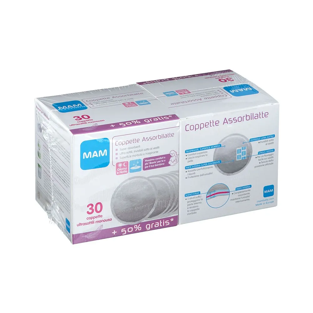 Mam 30 coppette assorbilatte