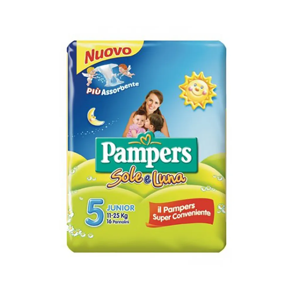 Pampers Sole & Luna Flash Junior 16 pezzi