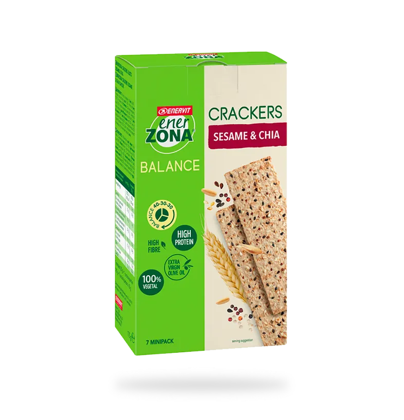 ENERZONA CRACKERS SESAME&CHIA 175G