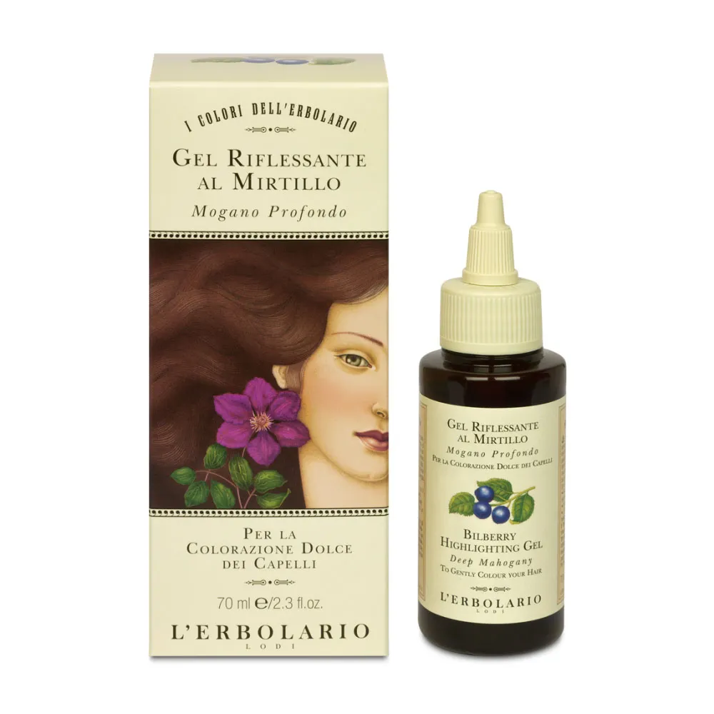 L’Erbolario Gel Riflessante al Mirtillo – Mogano Profondo 70ml