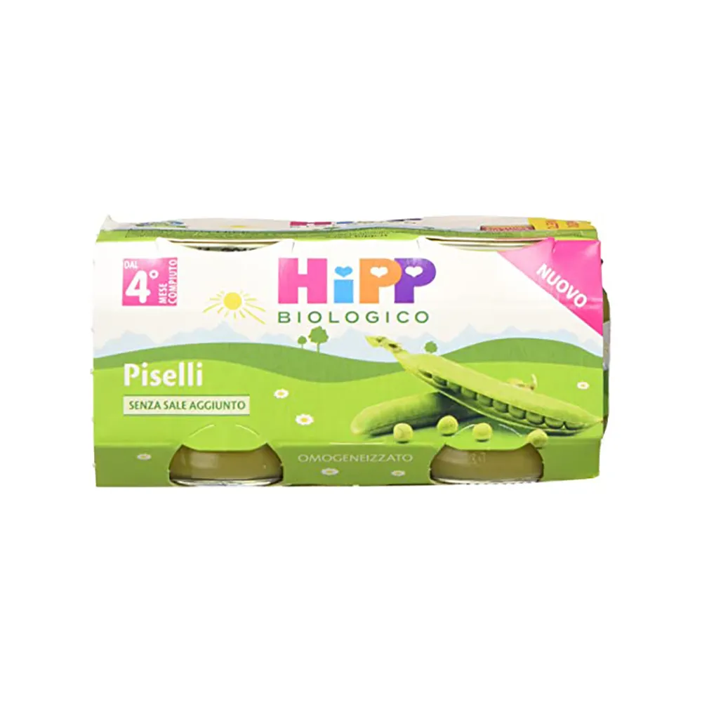 Hipp Omogeneizzato Piselli 2x80g