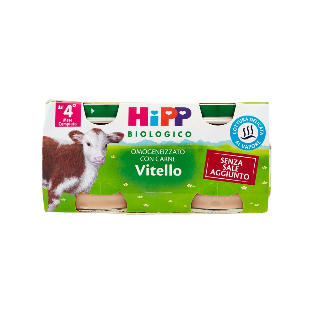 Hipp Bio Omogeneizzato Vitello 2x80g