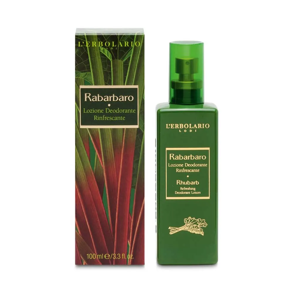 L’Erbolario Rabarbaro Lozione Deodorante Rinfrescante 100ml