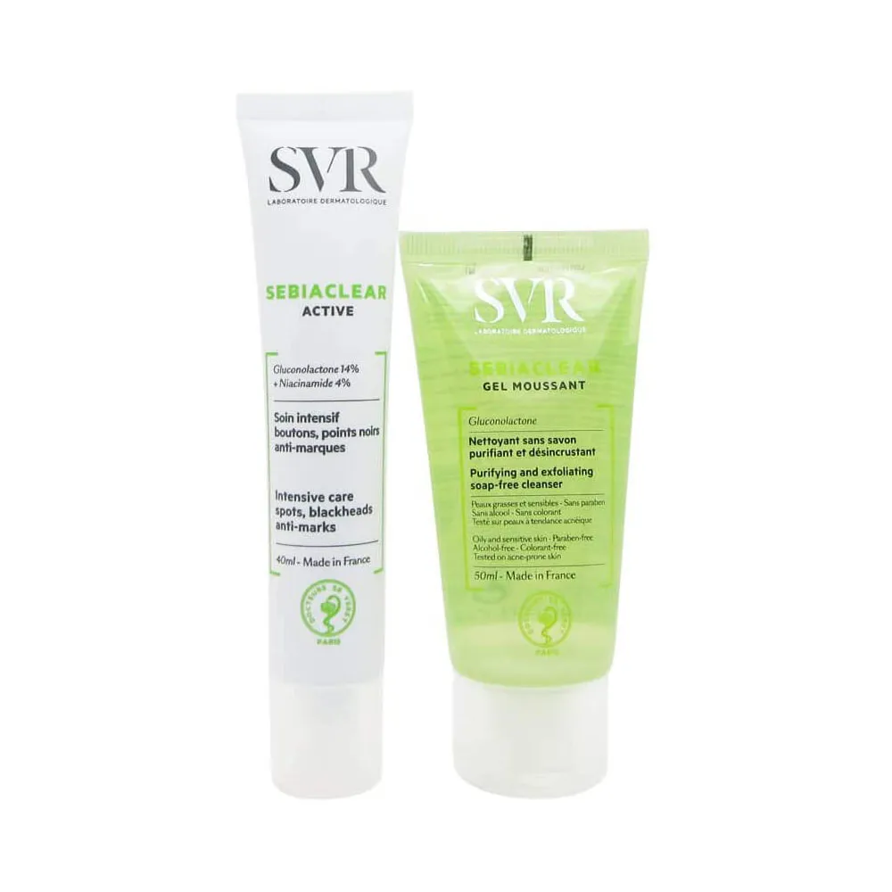 Svr Bundle Pack Sebia Active + Gel Mousse
