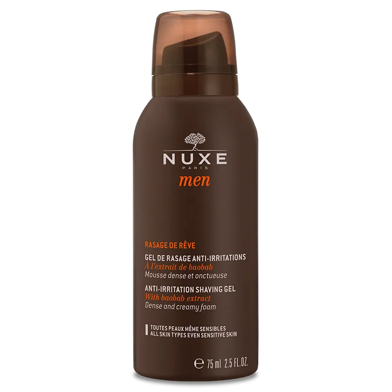 NUXE men GEL DE RASAGE ANTI-IRRITATIONS