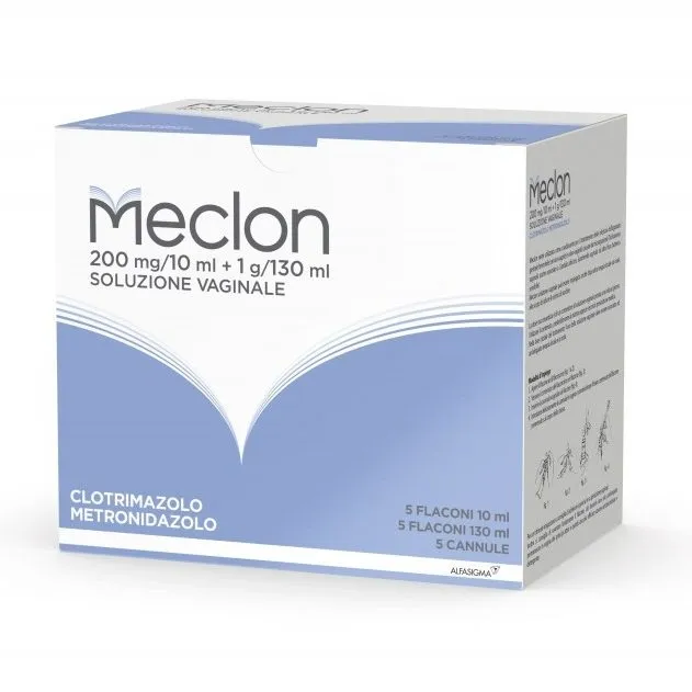 Meclon Soluzione Vaginale 5 flaconi