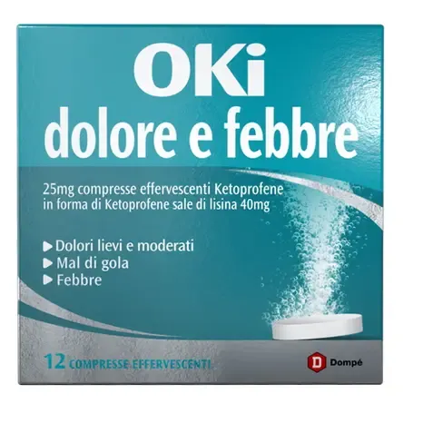 OKI DOLORE E FEBBRE COMPRESSE EFFERVESCENTI