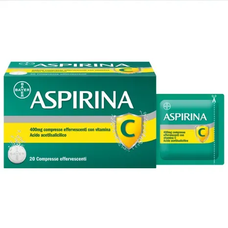 ASPIRINA 400MG 20 COMPRESSE EFFERVESCENTI