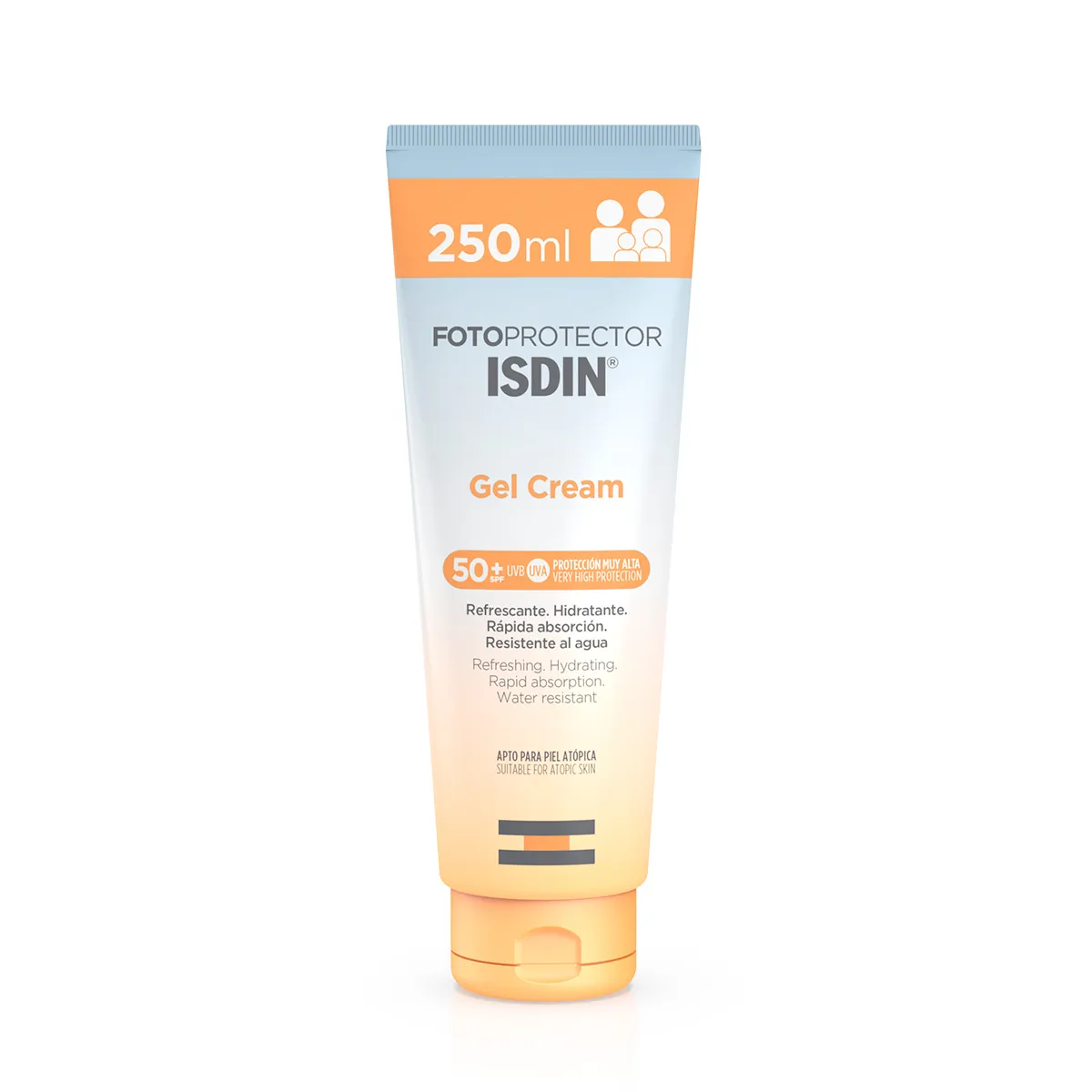 Fotoprotector ISDIN Gel Crema SPF 50+ 250 ml