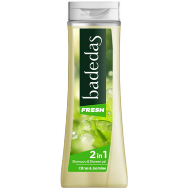 Badedas Fresh Shampoo & Shower Gel 2in1 Citrus & Jasmine 600 ml