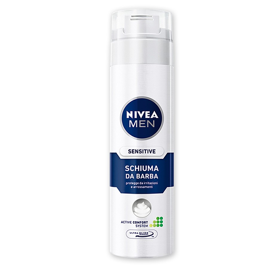 Schiuma da barba Sensitive Nivea Men 200 ml