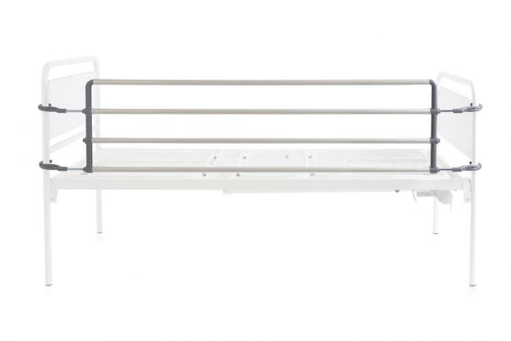Sponde ribaltabili in acciaio verniciato per letti da degenza Moretti MP181