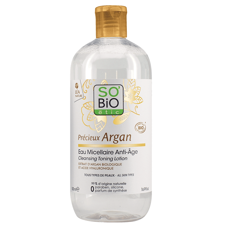 Prezioso Argan Lozione micellare anti-age – So’Bio Etic
