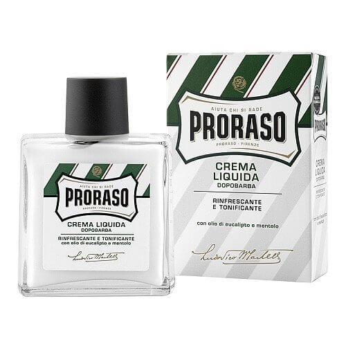 Proraso crema liquida rinfrescante dopobarba linea verde