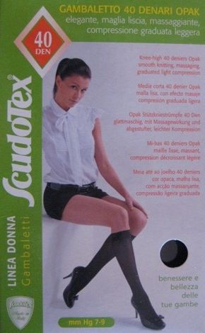 Scudotex gambaletti OPAK per donna da 40 denari 7-9 mm/hg