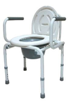 Sedia comoda con braccioli abbattibili per wc Termigea ba-15