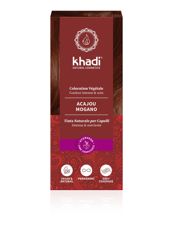 Tinta Naturale per Capelli Mogano – Khadi