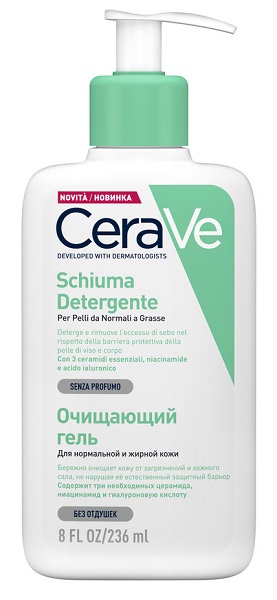 CeraVe Schiuma Detergente Viso/Corpo 236ml