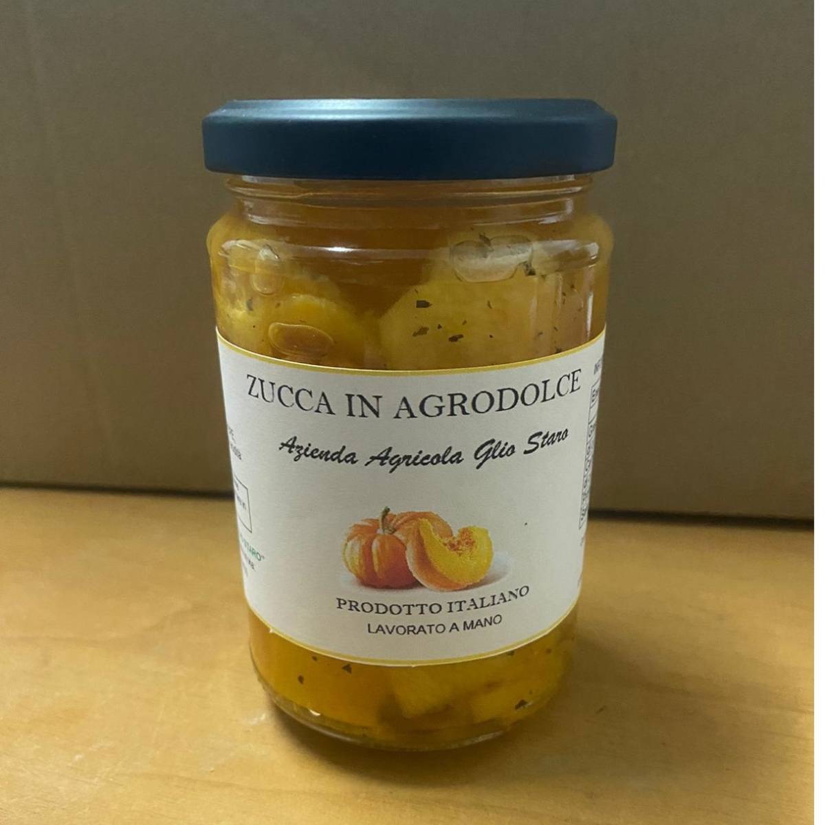 Zucca in agrodolce sott’olio