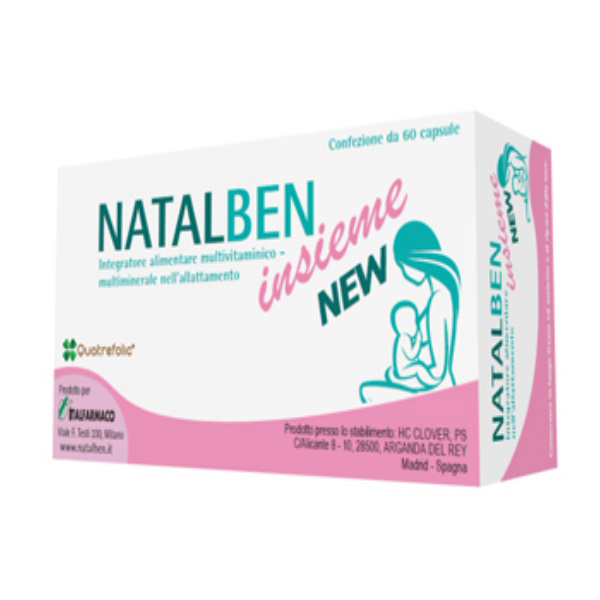 Italfarmaco Natalben Insieme New Integratore Alimentare 60 Capsule
