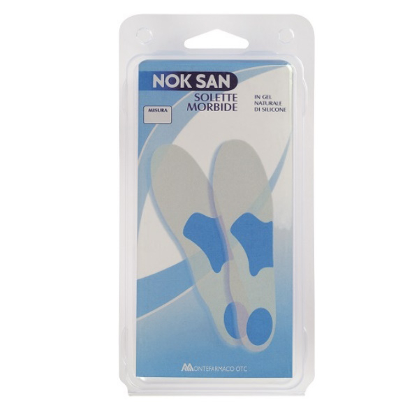 Noksan Solette Morbide In Gel Naturale Di Silicone Taglia M 2 Pezzi