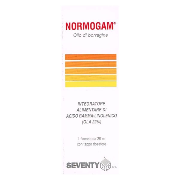 Normogam Olio Di Borragine Integratore Alimentare Elasticità della Pelle 25 Ml