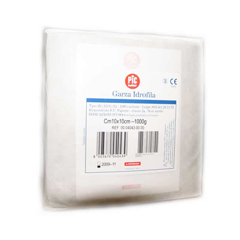 GARZE 10×10 (1 Kg) – Garze versatili e affidabili per uso medico e veterinario