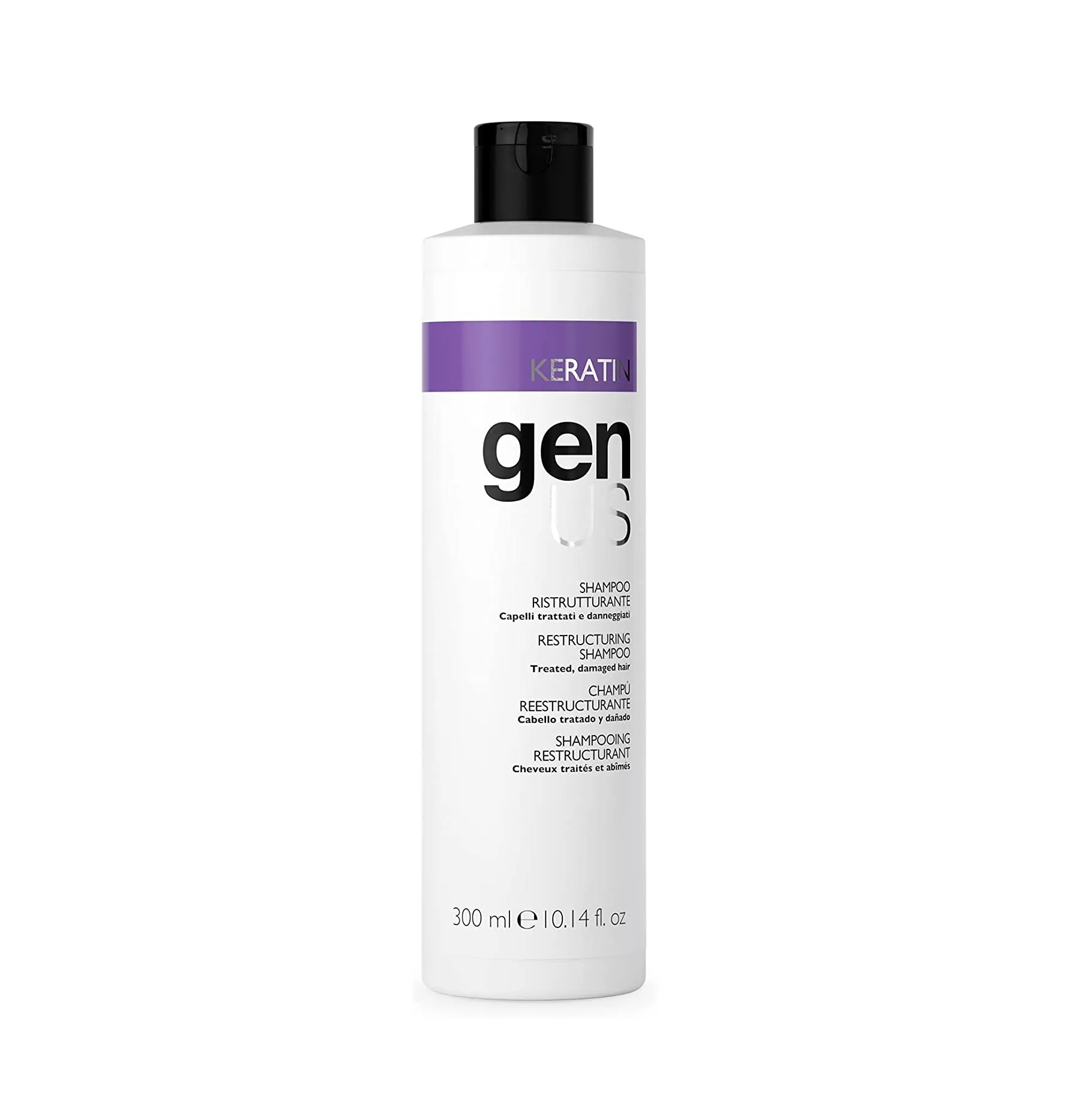 Keratin Shampoo Ristrutturante 300 ml – genUS