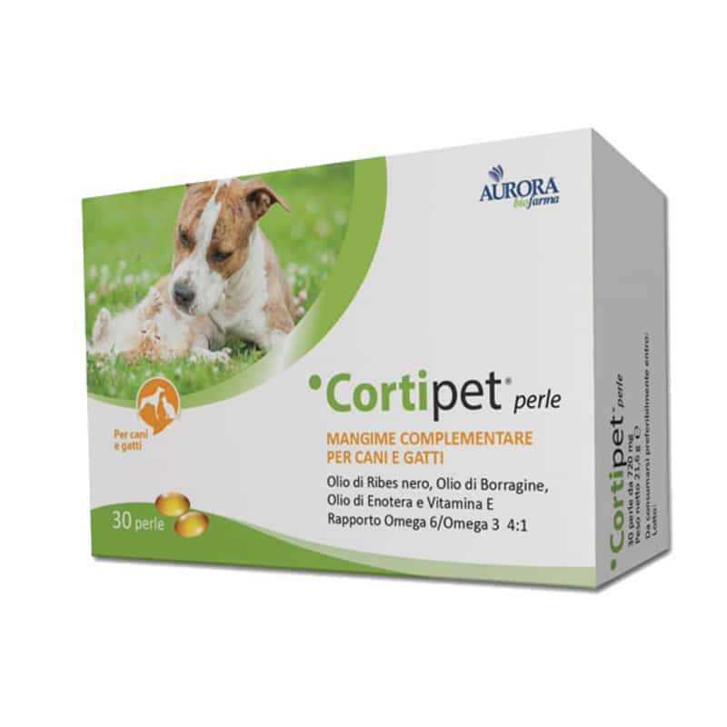 CORTIPET PERLE (30 cpr) – Supporto naturale per la salute della pelle e del mantello di cani e gatti