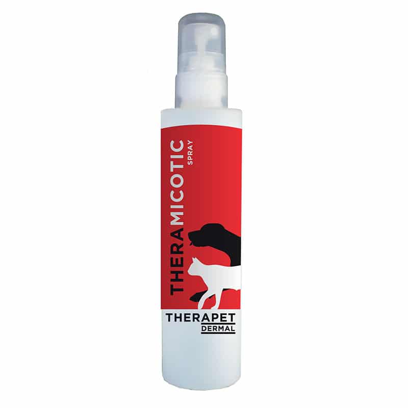 THERAMICOTIC SPRAY (200 ml) – Spray contro dermatiti da malassezia e dermatofitosi in cani e gatti