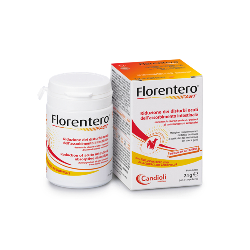 FLORENTERO FAST (12 cpr) – Mangime complementare dietetico in compresse per cani e gatti