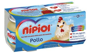 NIPIOL OMOGENEIZZATO POLLO 120 G X 2 PEZZI