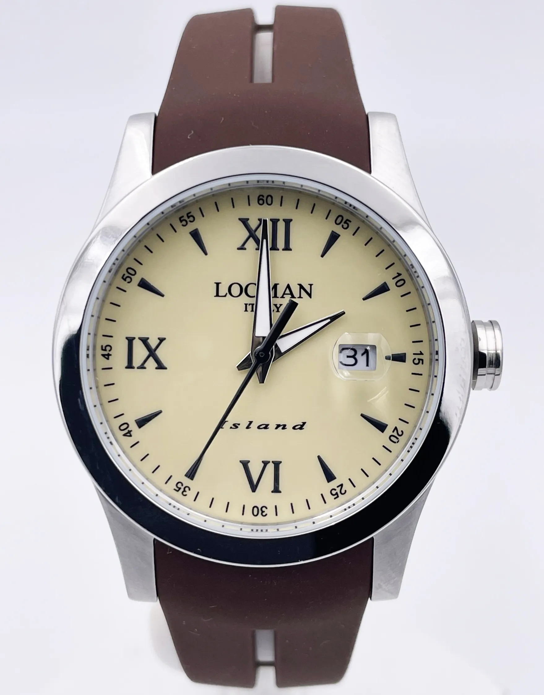 Orologio Uomo Locman ISLAND Titanio Acciaio e Gomma Solo Tempo Con Data 40mm - immagine 2