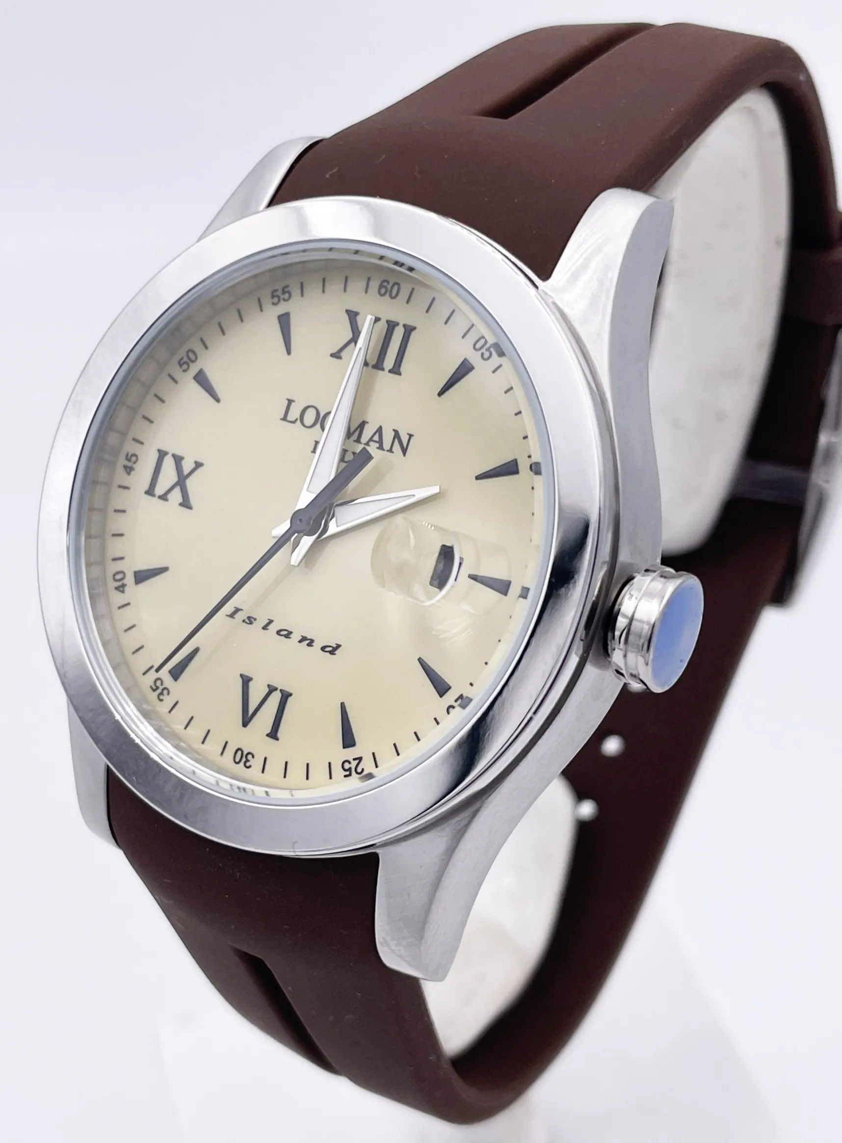 Orologio Uomo Locman ISLAND Titanio Acciaio e Gomma Solo Tempo Con Data 40mm - immagine 3