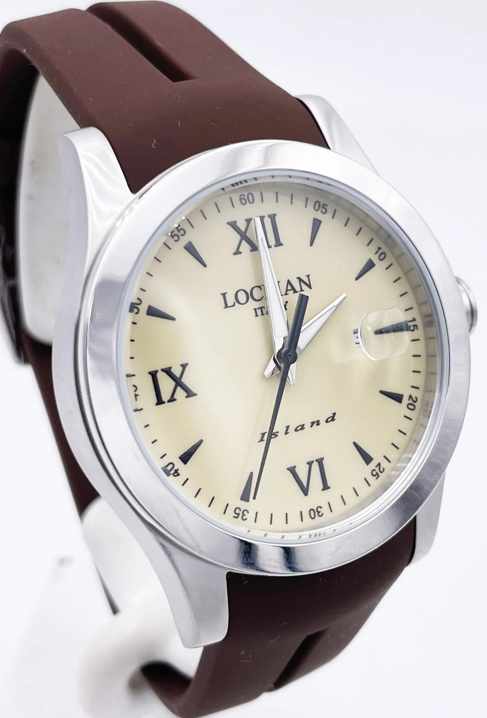 Orologio Uomo Locman ISLAND Titanio Acciaio e Gomma Solo Tempo Con Data 40mm - immagine 6