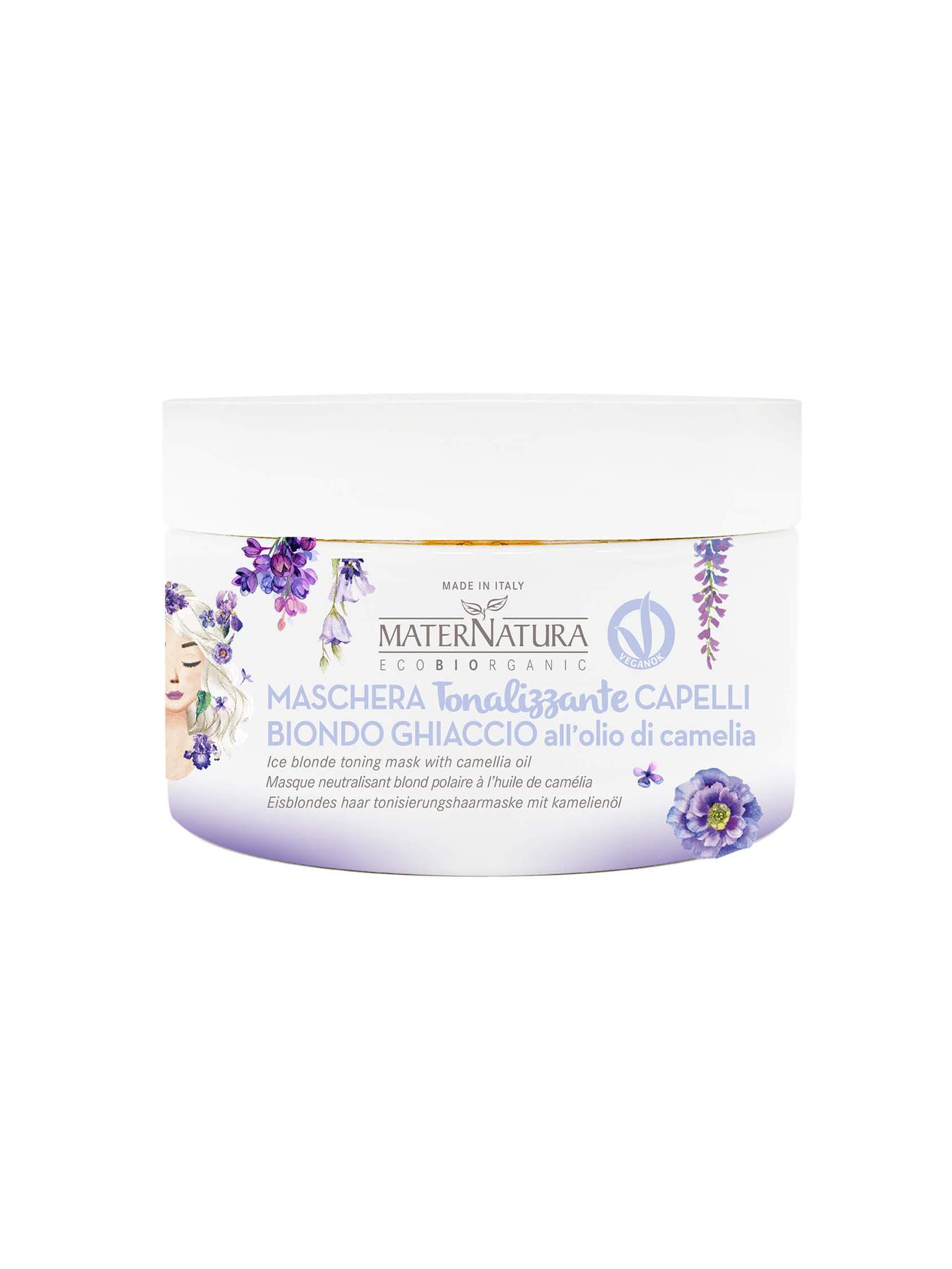 Maschera capelli biondo ghiaccio Camelia 200ml