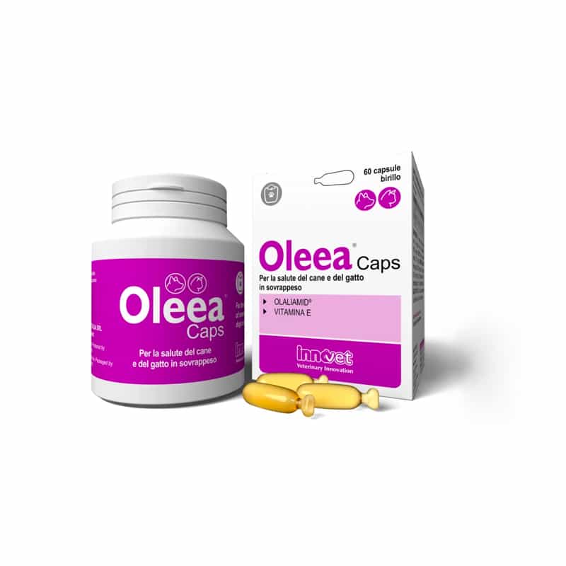 OLEEA CAPS (60 cps) – Supporto naturale in capsule per il controllo del peso in cani e gatti