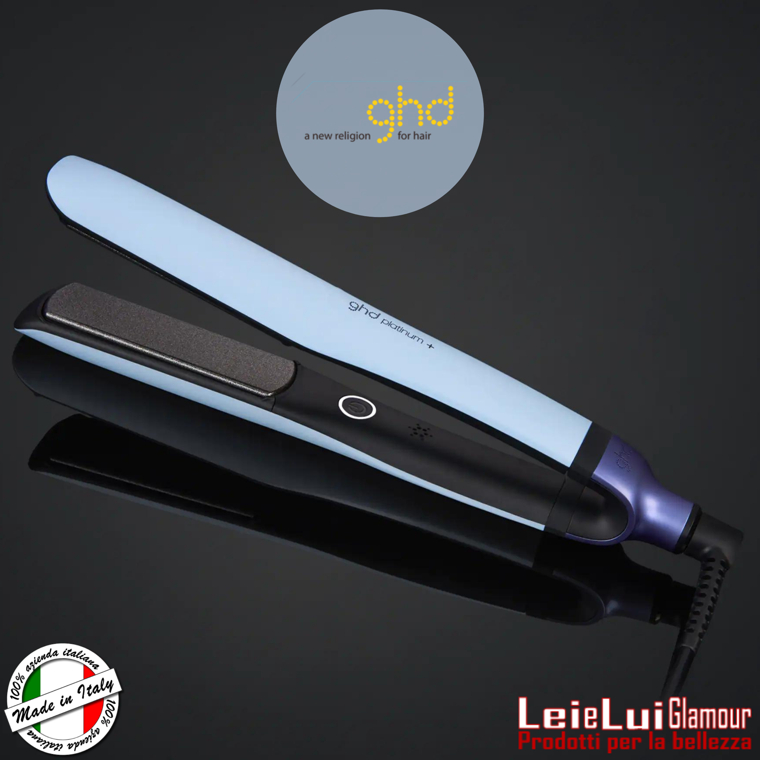 PIASTRA PER CAPELLI GHD PLATINUM+ AZZURRO PASTELLO – LIMITED EDITION - immagine 2