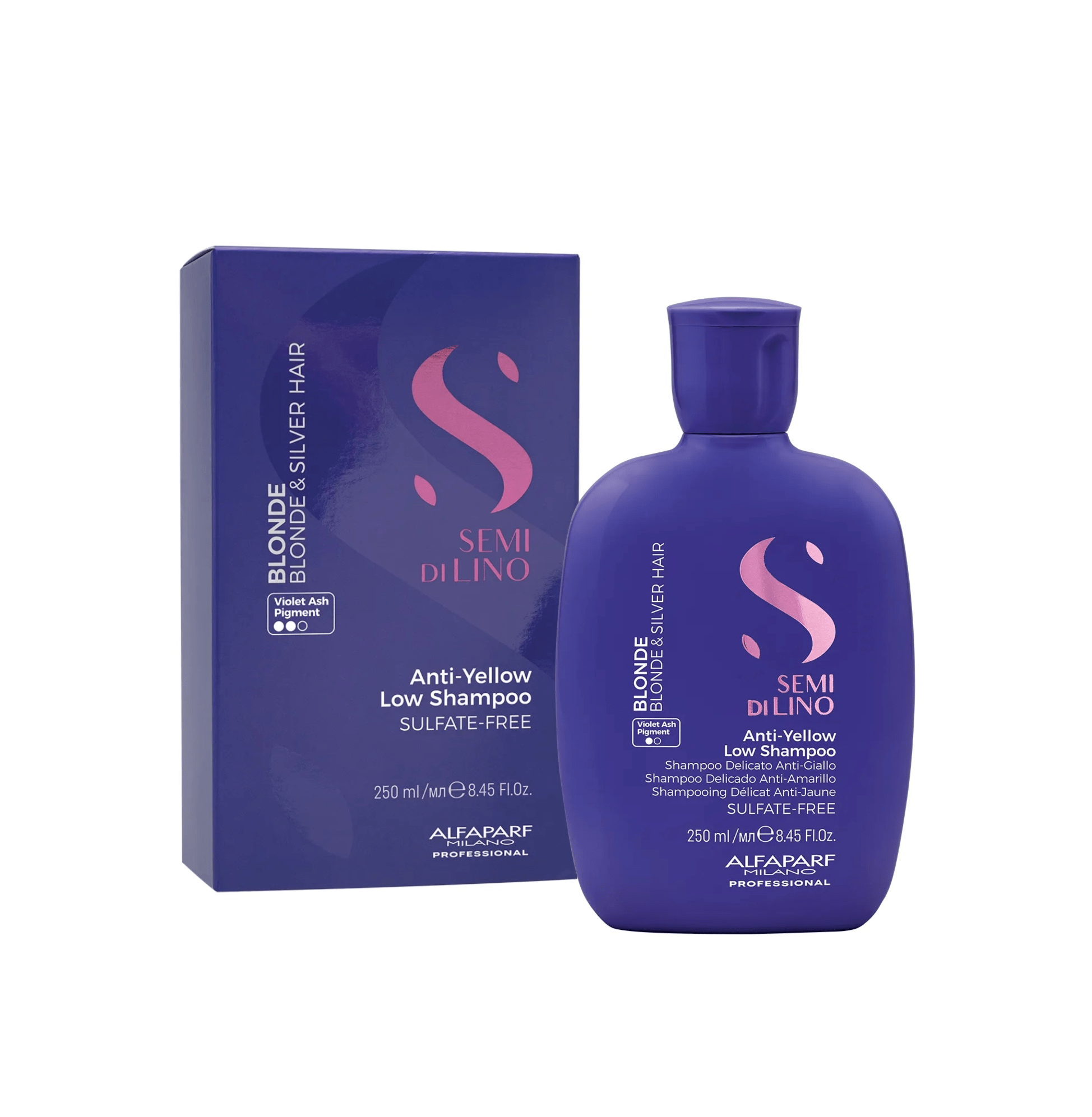 Blonde Intense Anti-Yellow Low Shampoo 250 ml – Alfaparf Milano