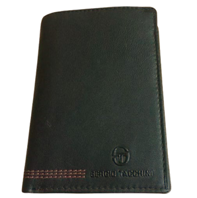 Sergio Tacchini Portafoglio Uomo Vera Pelle Porta Carte Credito Monete Banconote