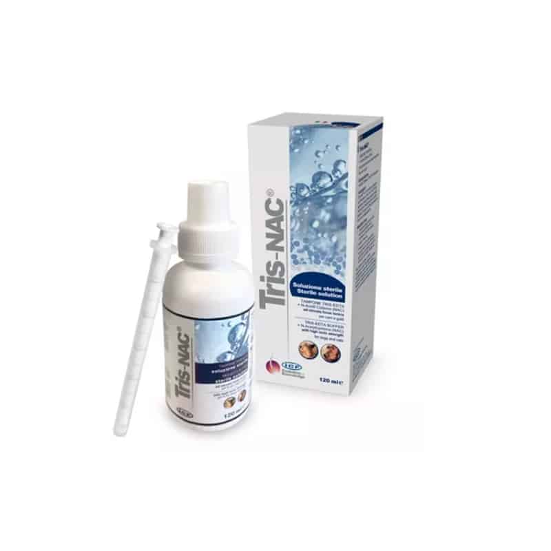 TRIS NAC (120 ml) – Soluzione otologica per la salute delle orecchie di cani e gatti